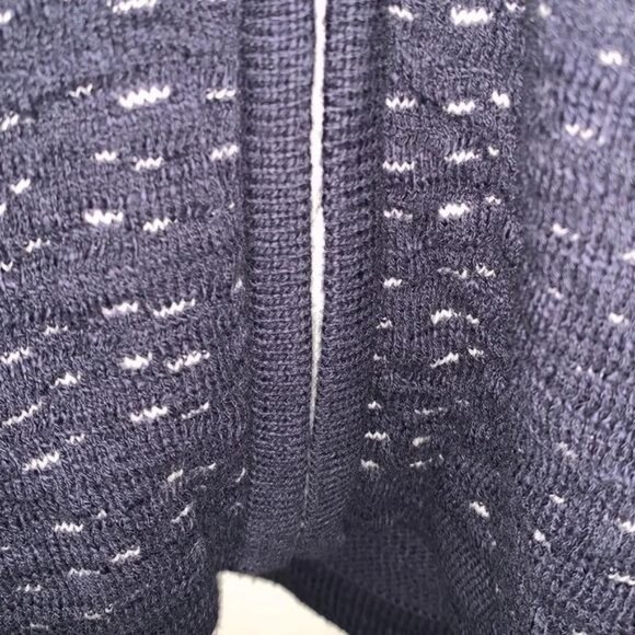 Christopher & Banks Womens Zip-Up Cardigan Sweater Size M Navy - Picture 4 of 10